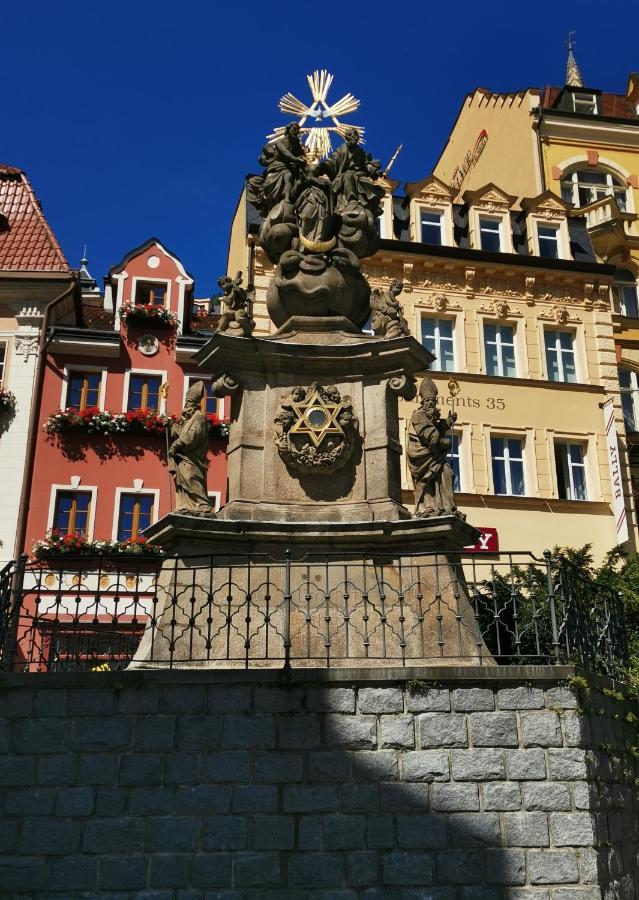 Ubytovani Ester - Utulny Byt V Lazenskem Centru Karlovych Varu Se Zahradkou Appartement Karlsbad Buitenkant foto